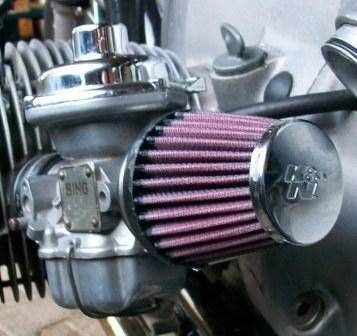 K&N Filter für BING Vergaser / K&N air filter BING Carbureto Artikel Nr. 13049