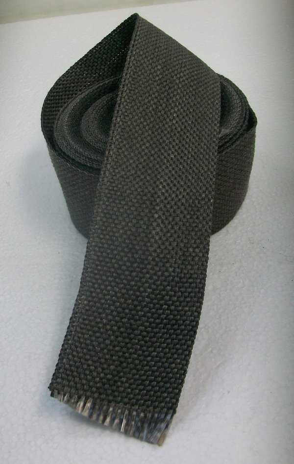 Hitzeschutzband 10m graphit swz. 50mm breit/ Heat protection tape 10m graphite Artikel 186510
